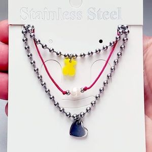 Trio Stainless Steel Military Bracelet